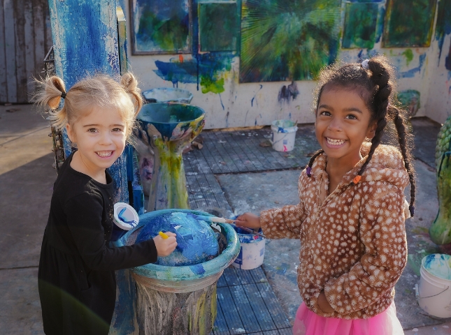 Children learning at preschool in Alameda