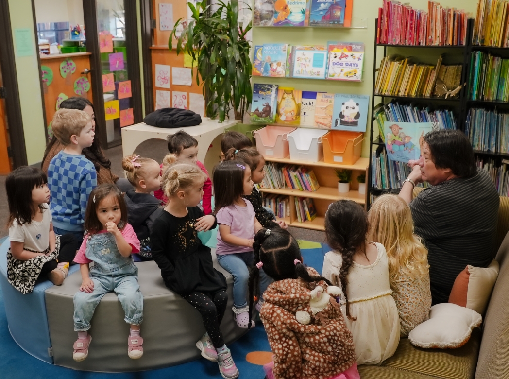 Children engaged in hands-on learning activities