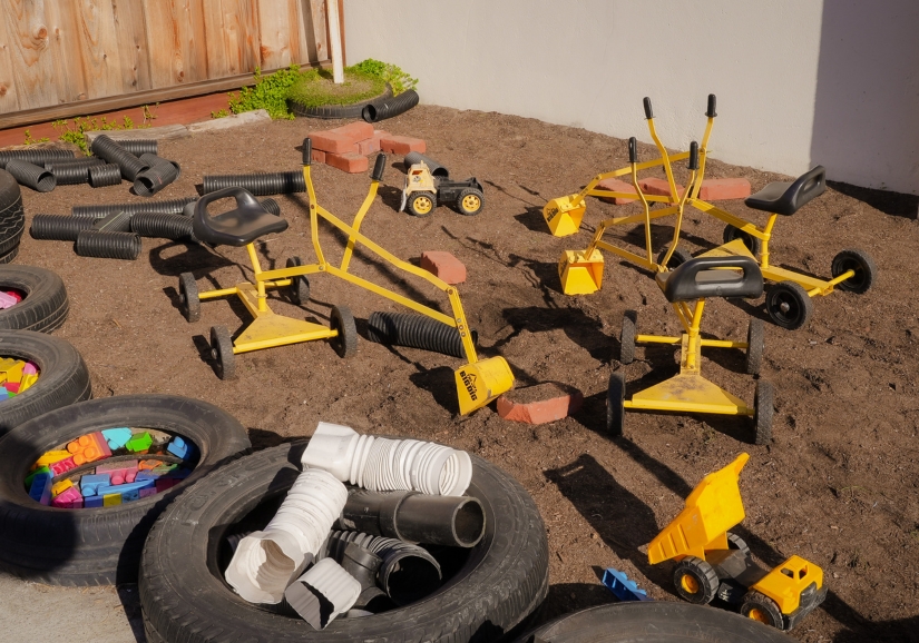 Natural playground for preschool children
