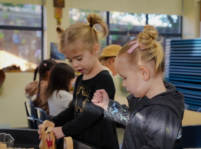 Children learning at preschool in Alameda CA