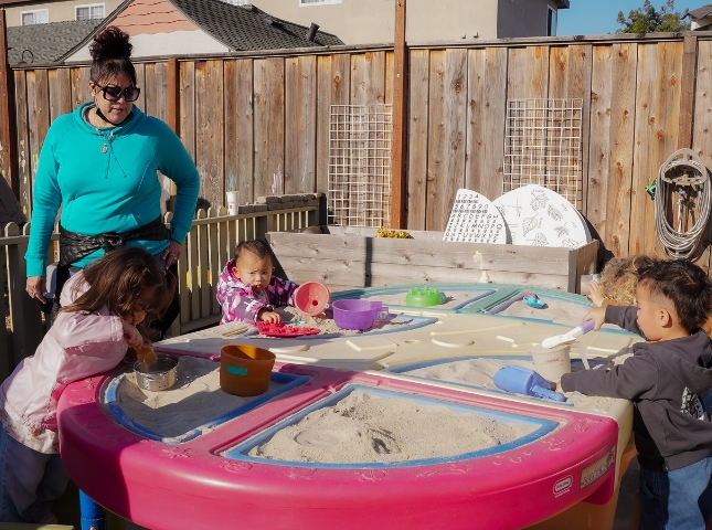 Toddlers learning through play in Alameda